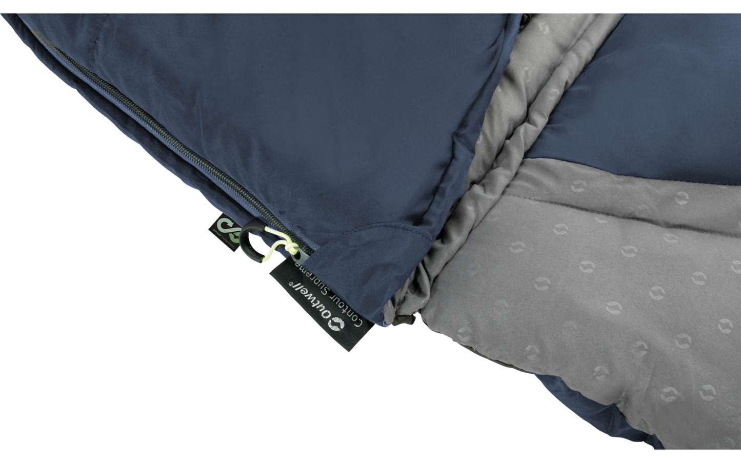 Outwell Contour Lux Deep Blue Deckenschlafsack Wendbar 220 Cm